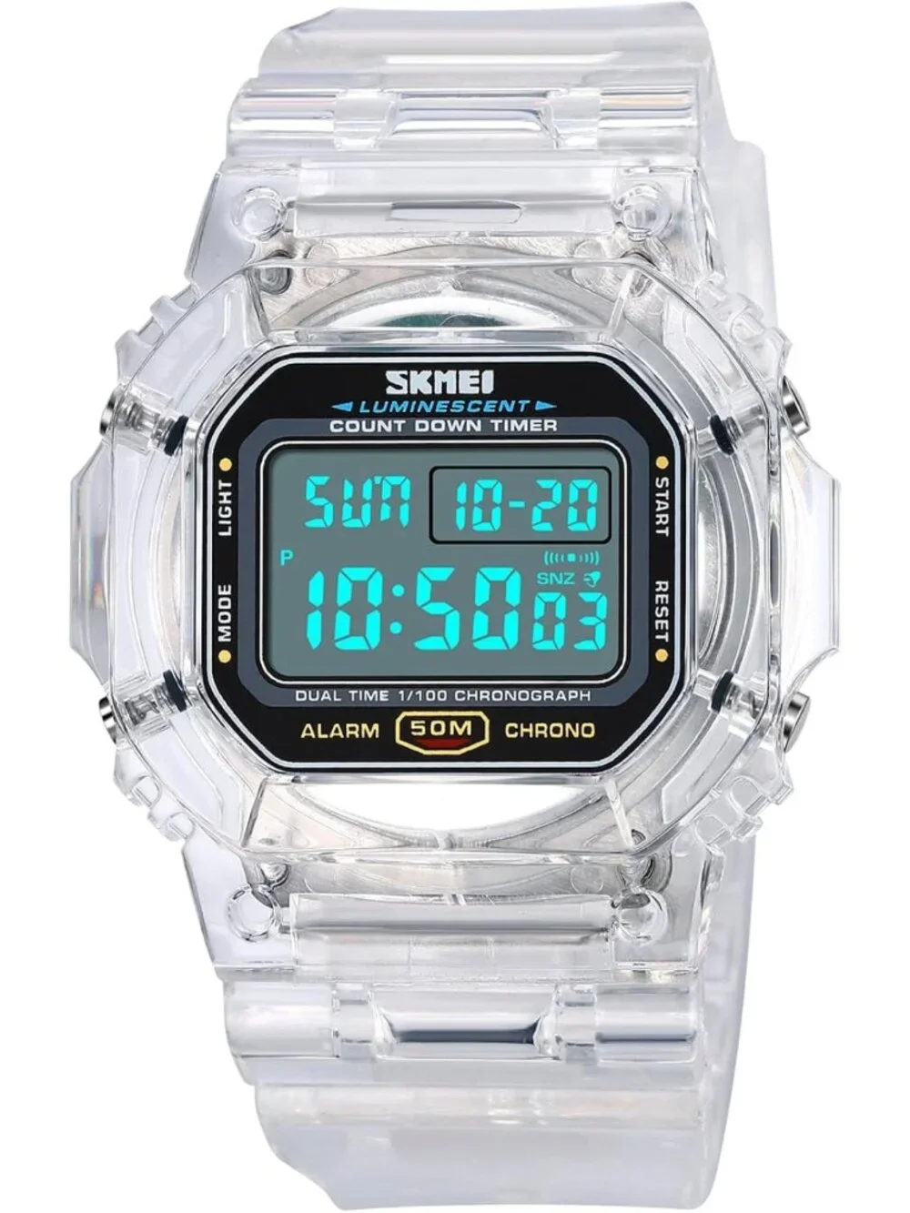 Digital Sports Watch for Men & Women - 50M Water Resistant Military Style